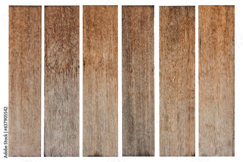 collection of various empty wood panel isolated on transparent background. PNG Format