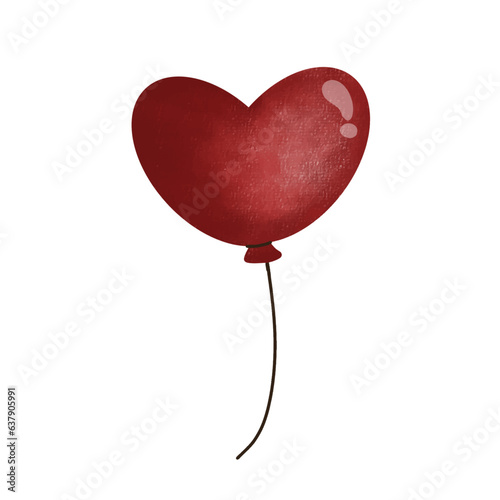 Red Heart Balloons,air balloon,Gift,heart cartoon,pink,red,cute, vector ,illustration,hand drawn,graphic,cartoon
