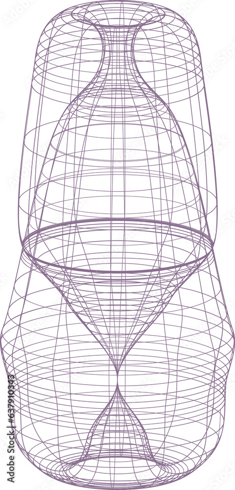 retrofuturistic wireframe shape design. retrofuturistic wireframe shape design.