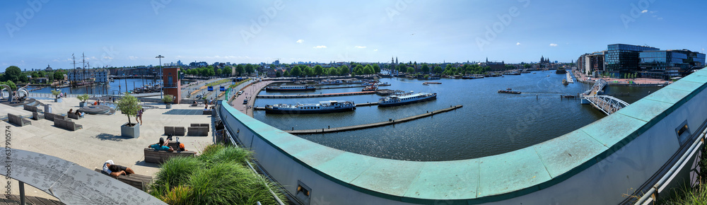 Fototapeta premium Amsterdam, Holland - 20 June 2023: