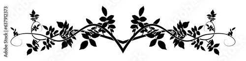new pattern hawthorn decoration on paper. vector