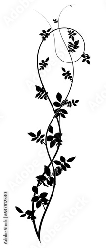 beautiful element for the pattern hawthorn decor
