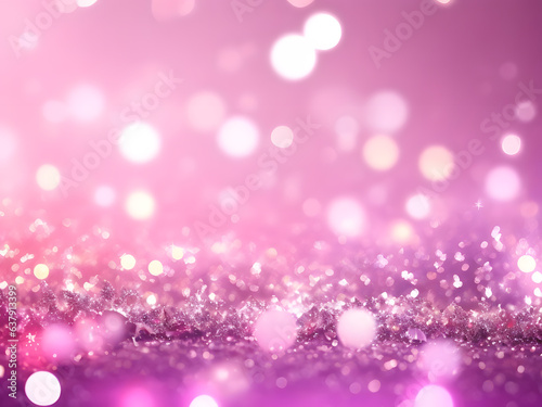 pink glitter christmas luxurious golden background wallpaper bokeh light dreamy holographic iridescent 
