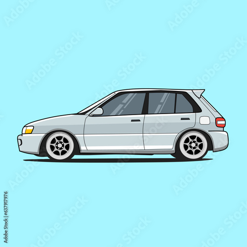 car illustration vector