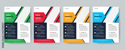 flyer. newest trendy creative corporate multipurpose minimal official business advertising magazine poster flyer with creative corporate trendy geometric shape template print design