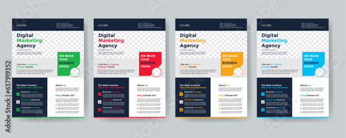 flyer. newest trendy creative corporate multipurpose minimal official business advertising magazine poster flyer with creative corporate trendy geometric shape template print design
