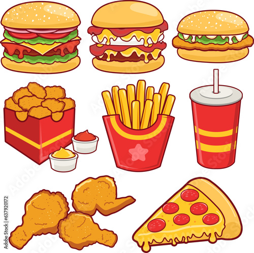 fast food set