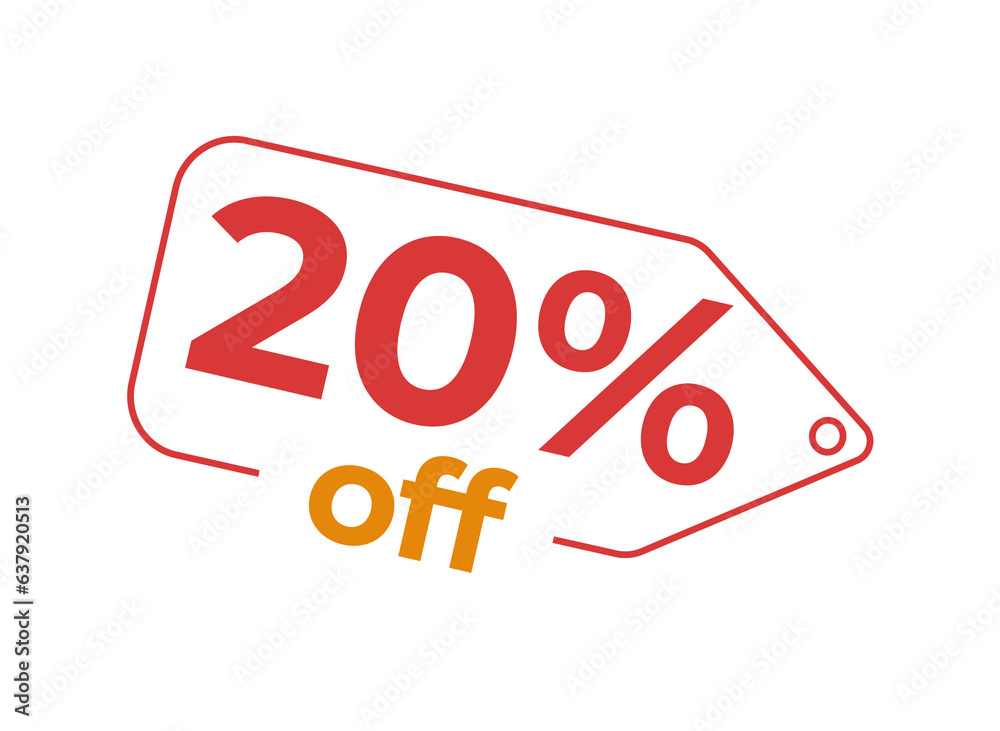 20, 20%, 20% OFF, 20% de desconto, Desconto OFF, Promoção, etiqueta de desconto, etiqueta de preço 20, 20%, 20% OFF, 20% de desconto, Desconto OFF, Promoção, etiqueta de desconto, etiqueta de preço