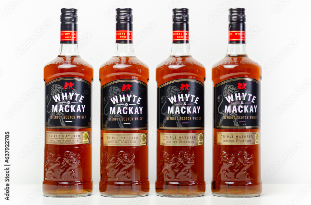 LONDON, UNITED KINGDOM JULY 23, 2022 Blended Scotch whiskey with a