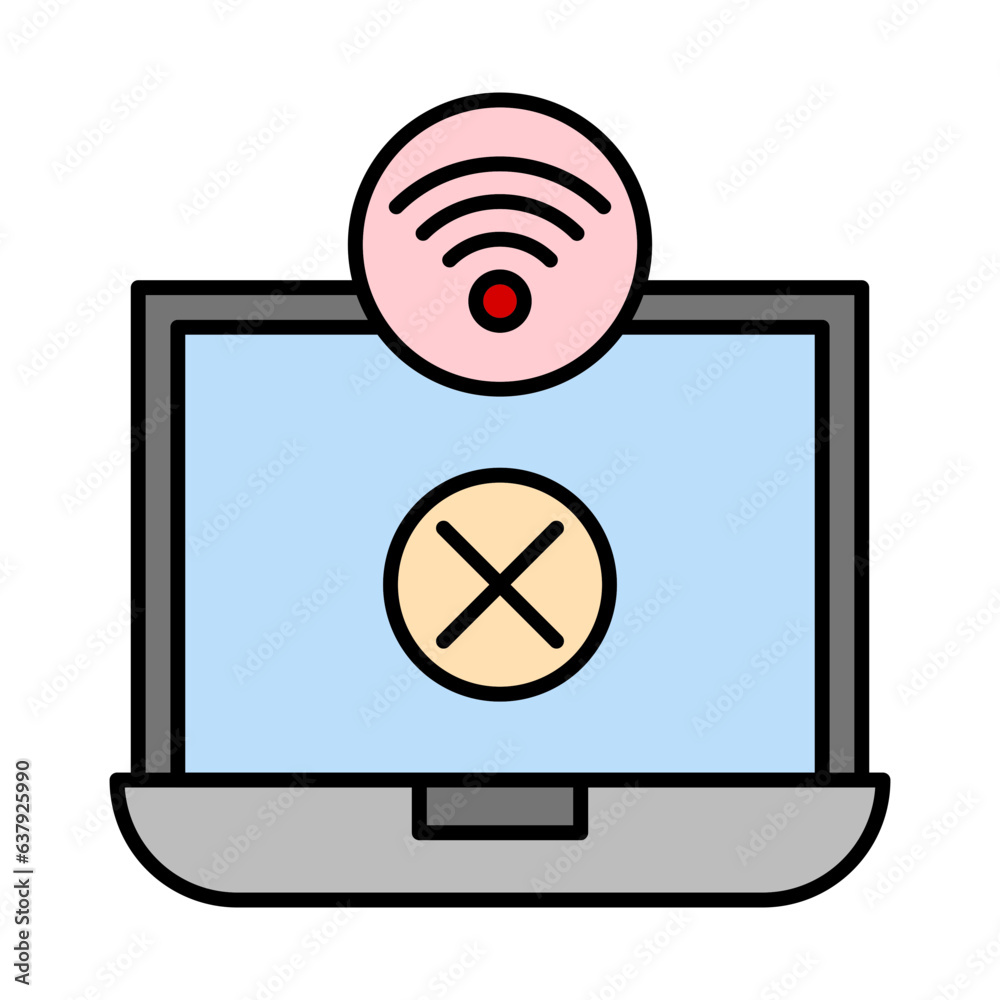 Disconnected Icon Design Disconnected Icon Design