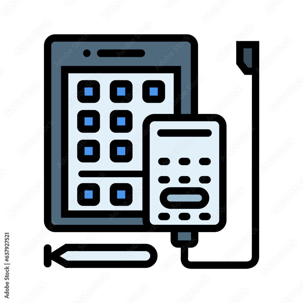 Illustration Vector Graphic of Smartphone, gadget, tablet Icon