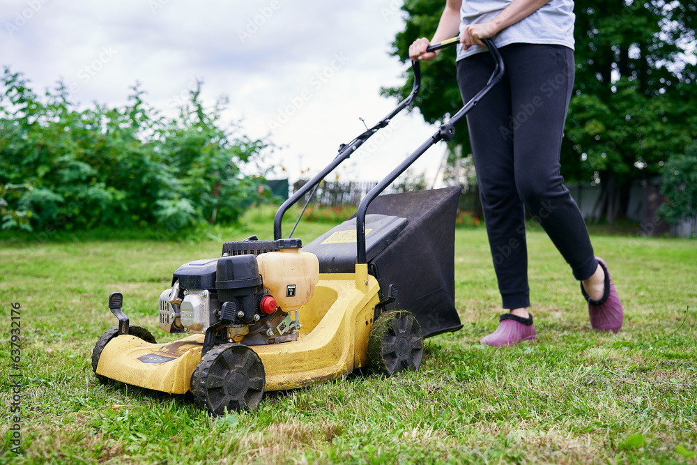 mowing the grass mowing the grass