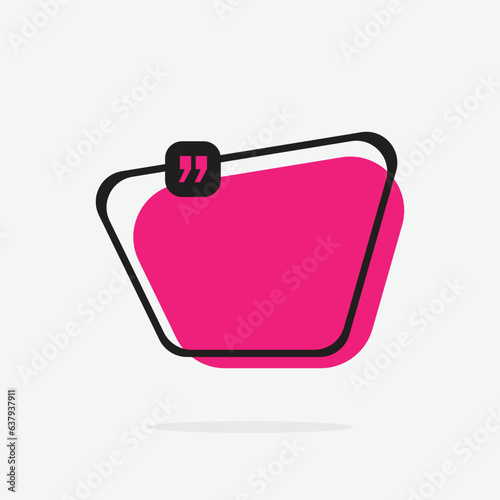 quote box frame, texting quote blank template box, design box quotation bubble blog symbol, bubble blog quotes symbol