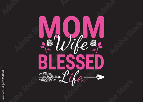 Happy Mother's Day t-shirt, Mother's, typography, t-shirt design, mother's day, mom life, mom boss, lady, woman, boss day, girl, typography, creative custom, t-shirt design (ID: 637947164)