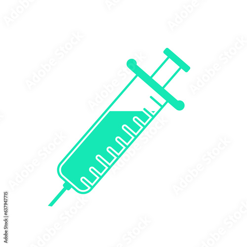 green mint syringe icon