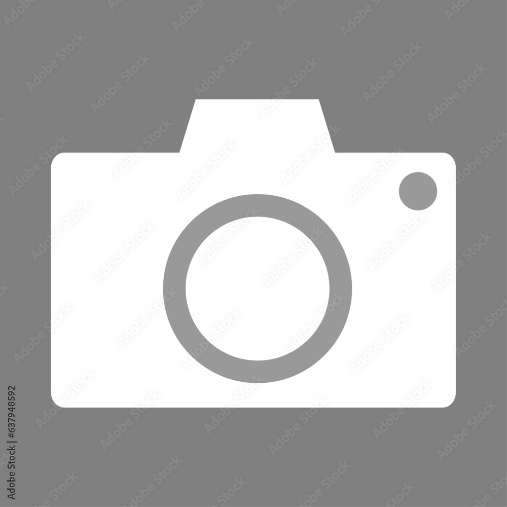 Photo camera icon vector illustration. Photo camera icon vector illustration.