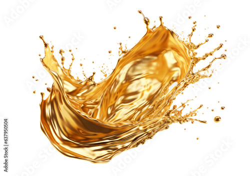 in the style of hyper-realistic gold splash. Created with generative Ai technology.