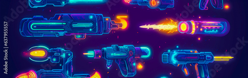 Immerse yourself in the world of space blasters with laser and plasma beams Experience realistic weapon visuals Fight your enemies in epic space battles