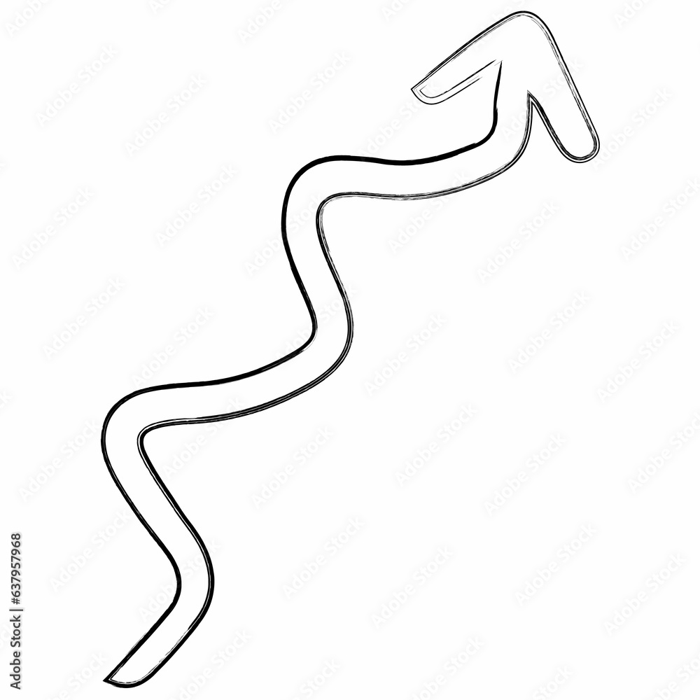 Arrow hand drawing for decoration and design.
Arrow hand drawing for decoration and design.