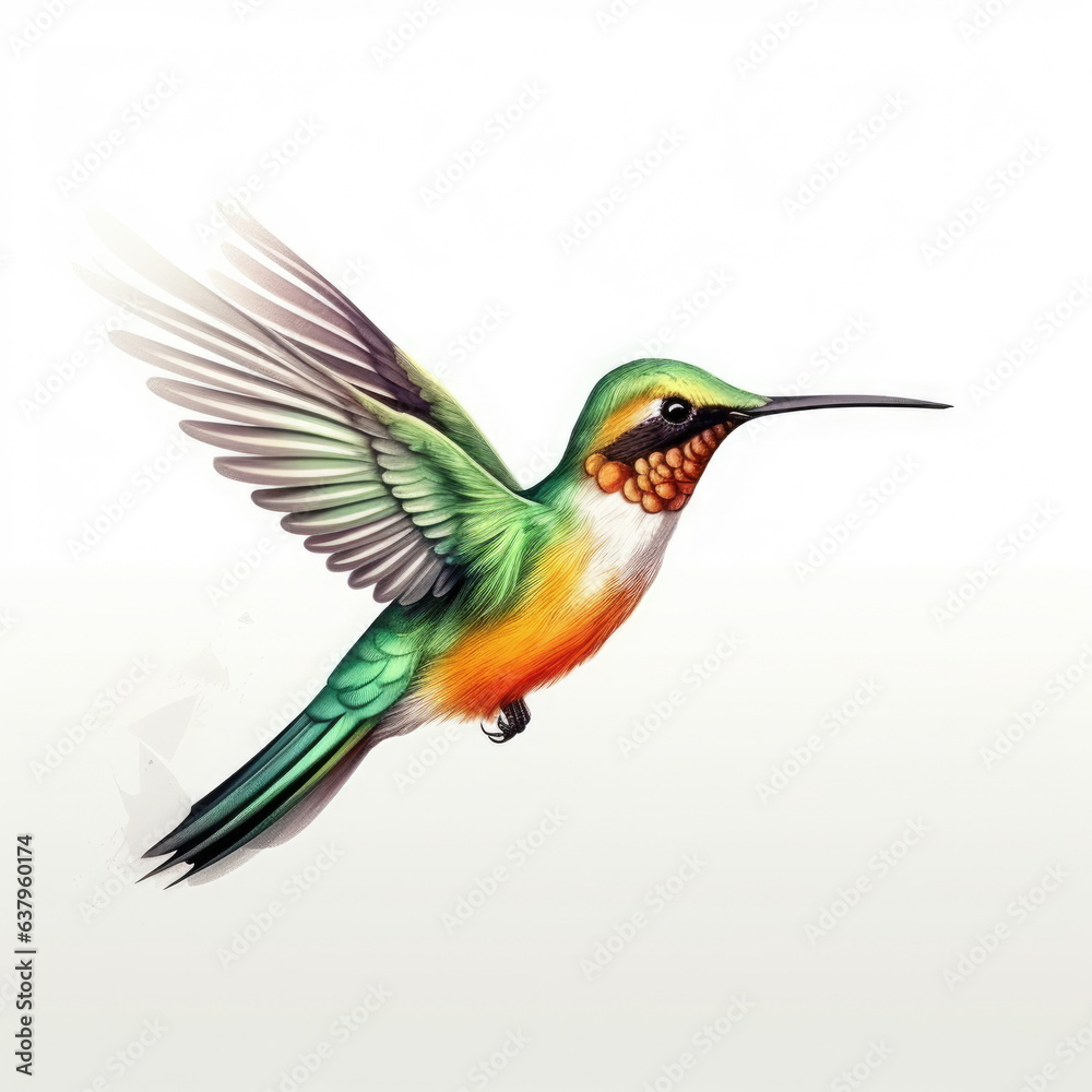 Fototapeta premium Hummingbird flying