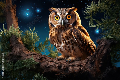 wallpaper owl | background owl | owl in the night 