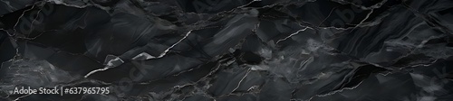 Black marble pattern background. Can use for wide banner, backdrop, advertising, product promotion, website, social media, poster, presentation and more