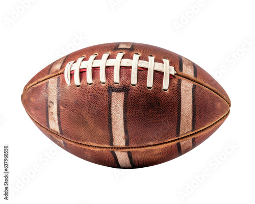 American football ball isolated