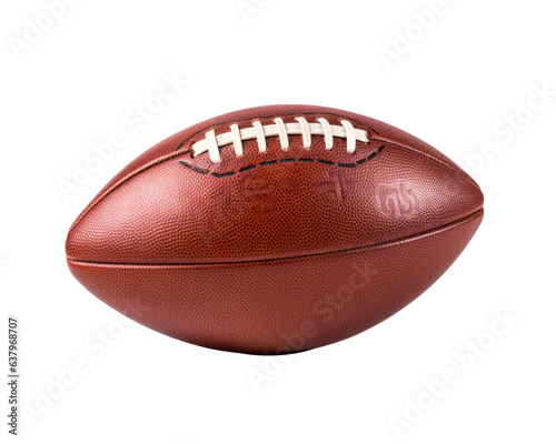 American football ball isolated