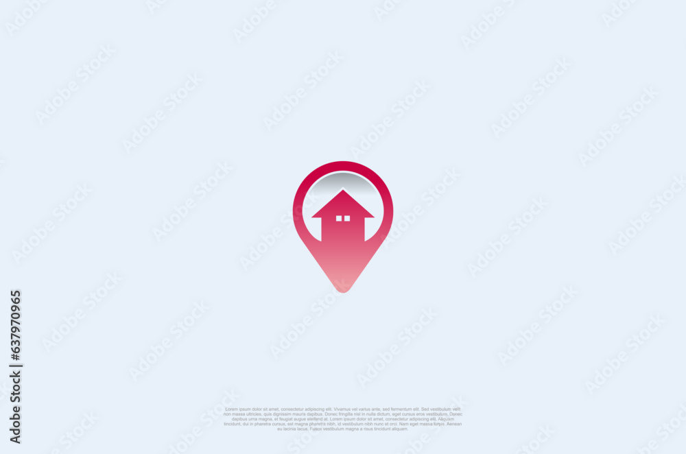 house and pin logo. Usable for Real Estate, Construction, Architecture and Building Logos. Design Template Element. house and pin logo. Usable for Real Estate, Construction, Architecture and Building Logos. Design Template Element.