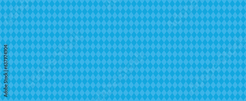Bavarian Oktoberfest seamless pattern with blue and white rhombus Flag of Bavaria Oktoberfest blue checkered background 