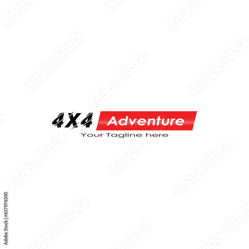 4x4 adventure logo vector graphics