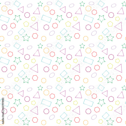 A shape pattern in color gradient is a visually engaging and dynamic design that combines geometric forms with a seamlessly transitioning array of colors. This pattern consists of various shapes.