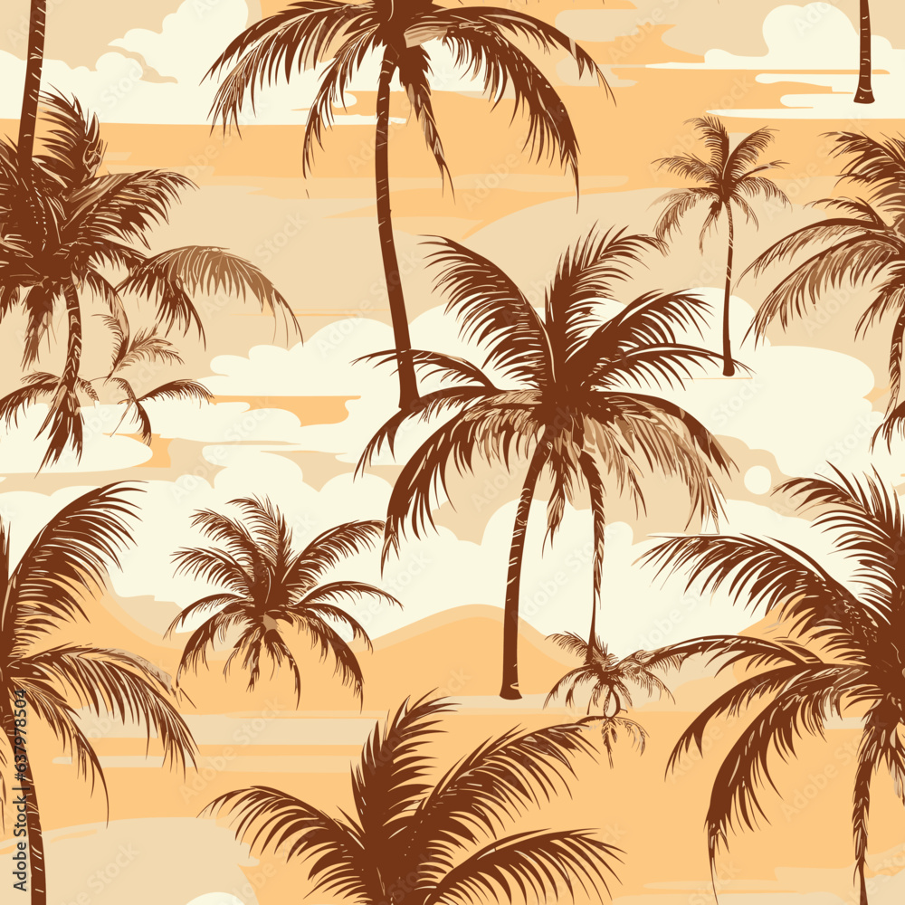 Seamless Colorful Hawaii Palms Pattern.

Seamless pattern of Hawaii Palms in colorful style. Add color to your digital project with our pattern!