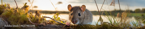 A Banner Photo of a Rat in Nature