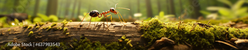 A Banner Photo of an Ant in Nature
