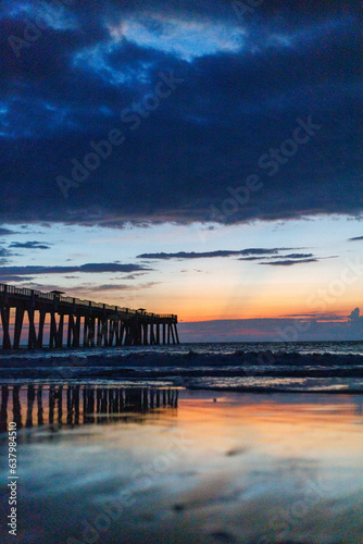 Pier at sunrise