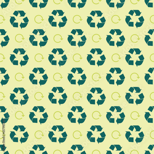 Recycle seamless pattern.