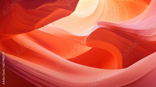 Antelope Canyon im Navajo Reservation bei Page, Arizona USA. Artwork and travel concept. Generative AI