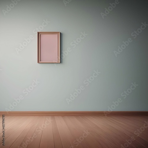 Empty vintage wall room space white room black room pastel room daylight generative ai illustration art