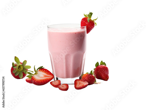 Detailed Strawberry Smoothie