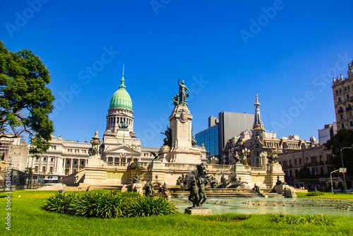 Buenos Aires city views, streets, buildings and architecture Argentina