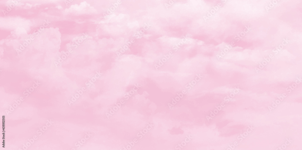 Abstract pink sky background with tiny clouds, colorful pink watercolor background for wallpaper, decoration, graphics design, web design and for making painting.