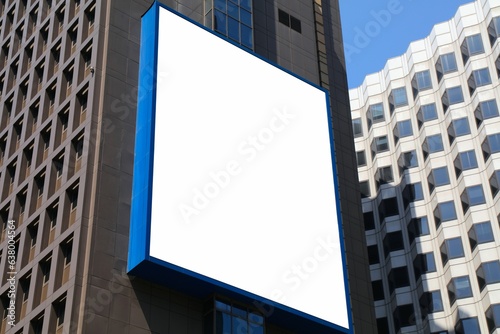 City billboard advertisement