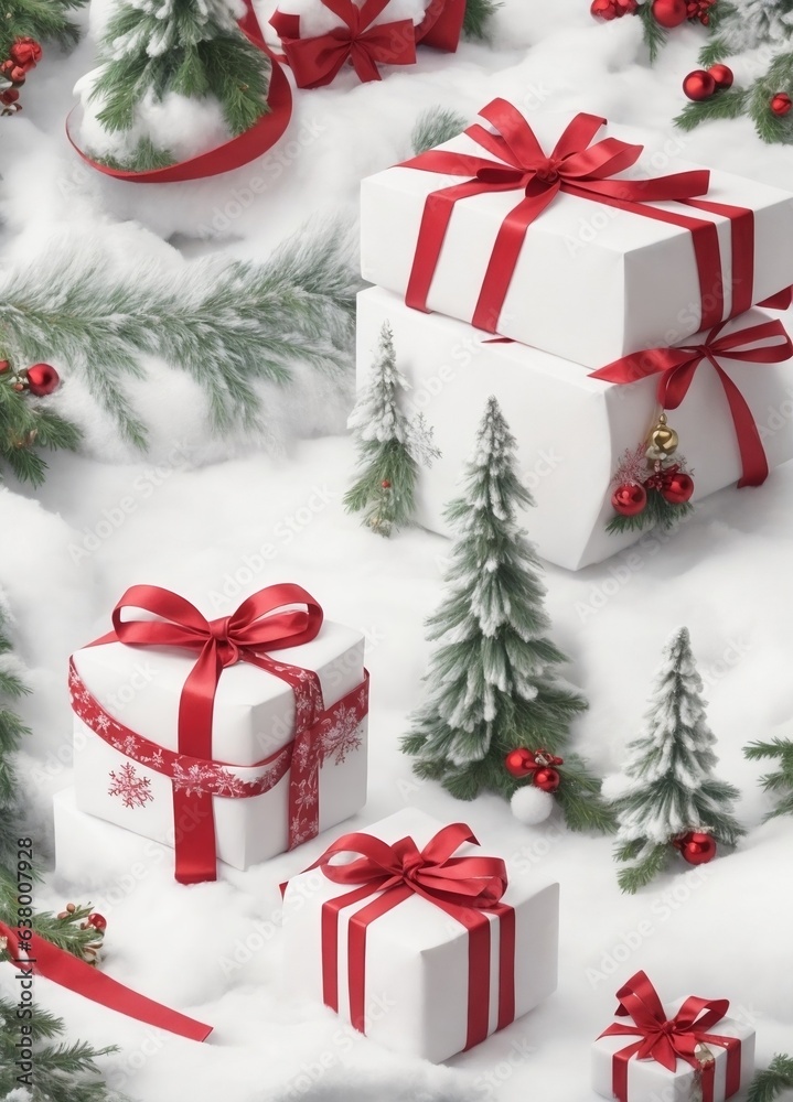 Festive Delights: Christmas Tree and Gift Celebration