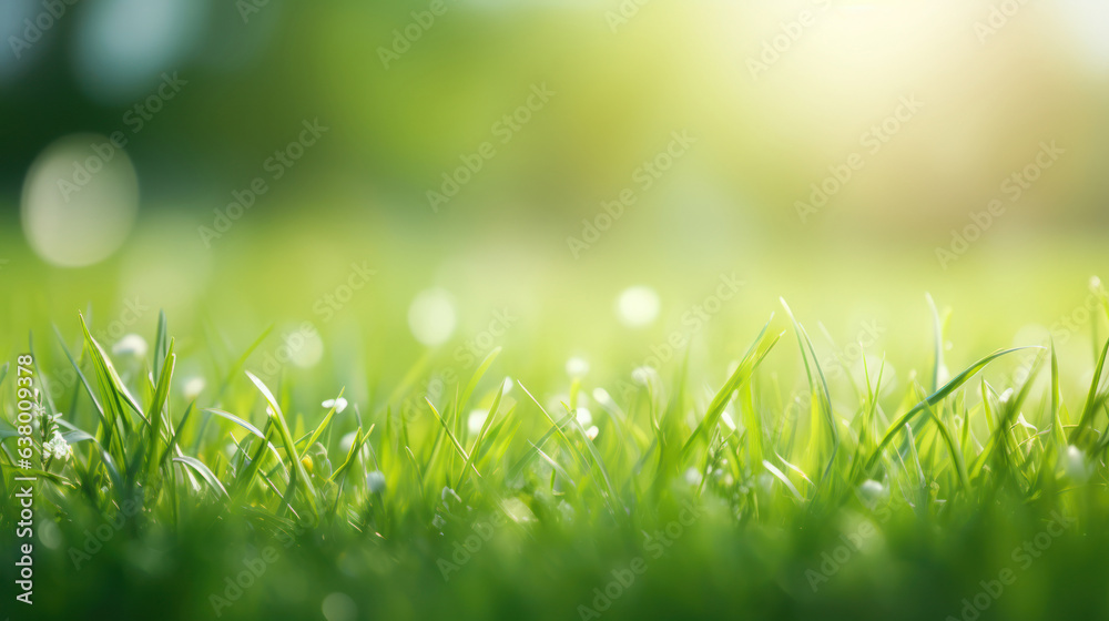 natural green background with selective focus, Spring summer background with frame of grass and leaves on nature. natural green background with selective focus, Spring summer background with frame of grass and leaves on nature.