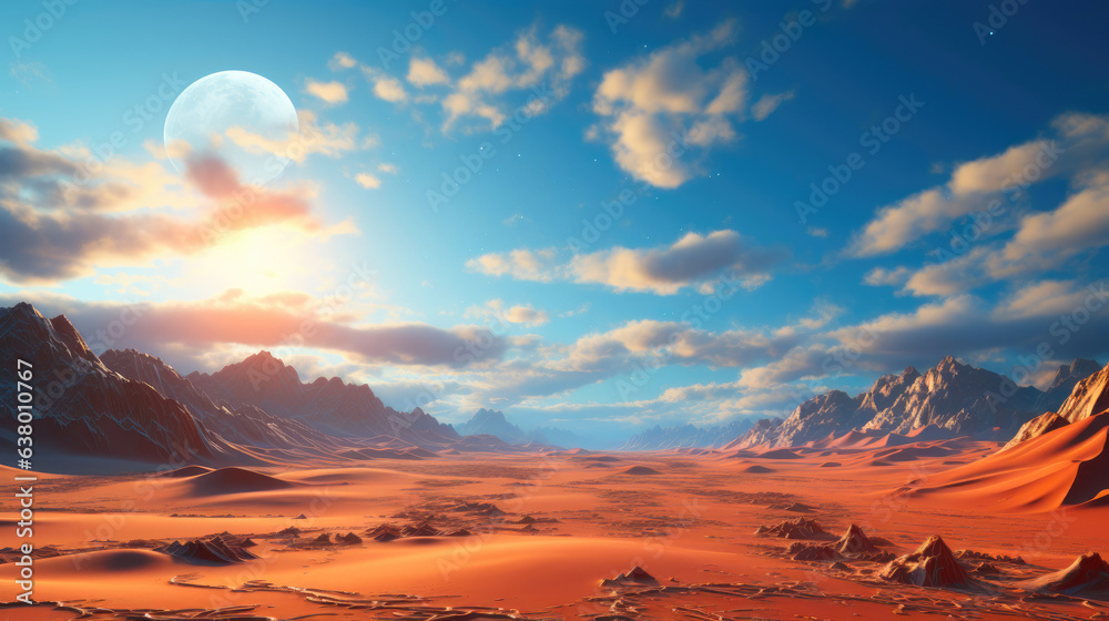 Dreamlike Dunes: A Fantasia in the Crystal Desert