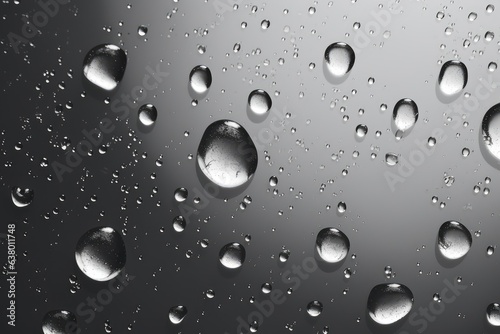 raindrops falling on water circles abstract