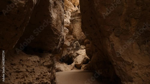 Sesriem Canyon near Sossusvlei in Namibia. High quality 4k footage