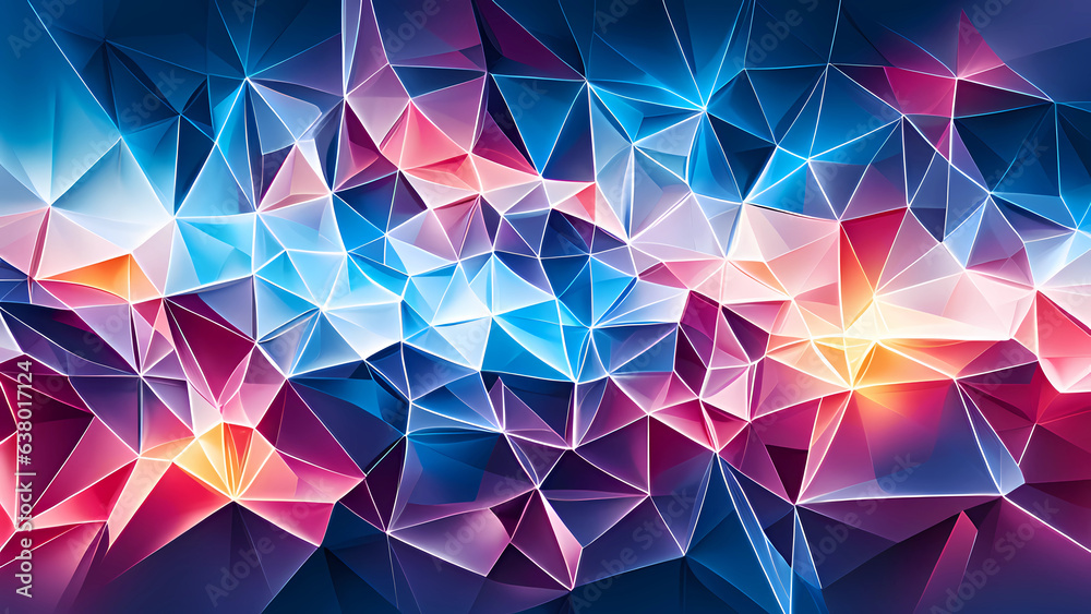 Obraz premium abstract background with triangles
