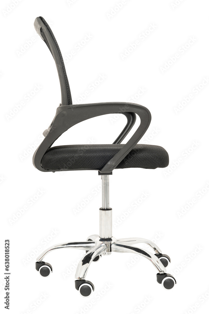 office chair on white background, studio shot